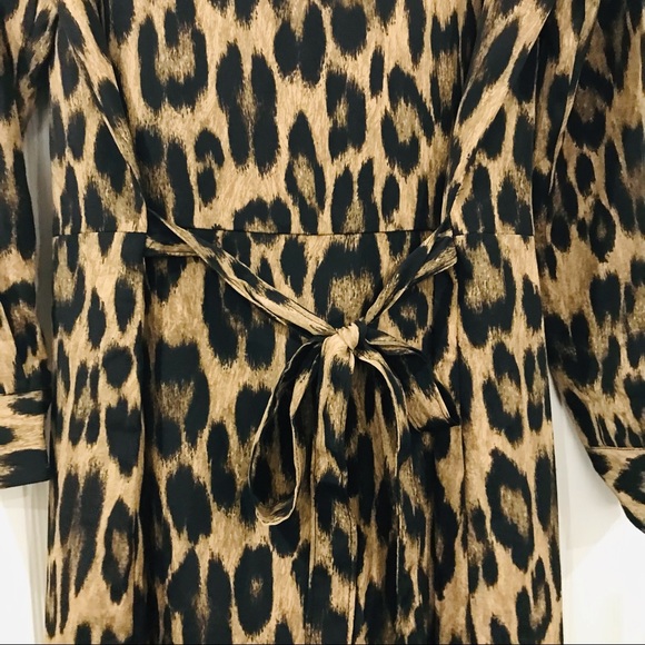 Joe Fresh Cheetah Print Long Sleeve Dress - Picture 3 of 7